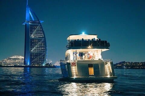 Dubai Marina Four hours Night Yacht Party + Optional Transport