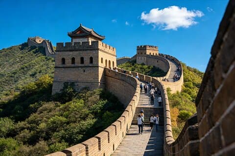 Escursione privata a terra di Tianjin alla Grande Muraglia di Badaling con opzione Dorp-off di Pechino