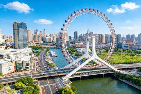 Private Landausflug: Tianjin City Highlights mit Peking Dorp-Off-Option