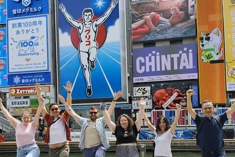 Visite à pied à Osaka – Château, Shinsekai et Dotonbori
