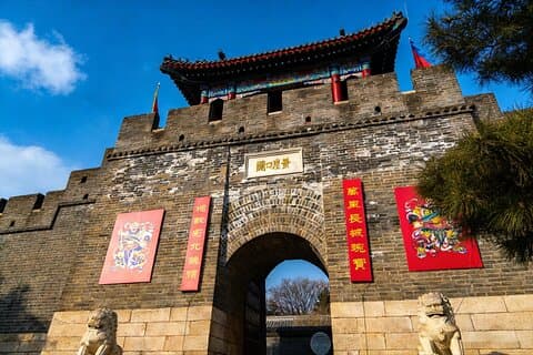 Tour privado de Tianjin a la Gran Muralla de Huangyaguan y al Templo Dule