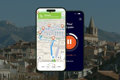 Aubagne: 1 timmes audioguidad vandringstur med 18 ljudkommentarer