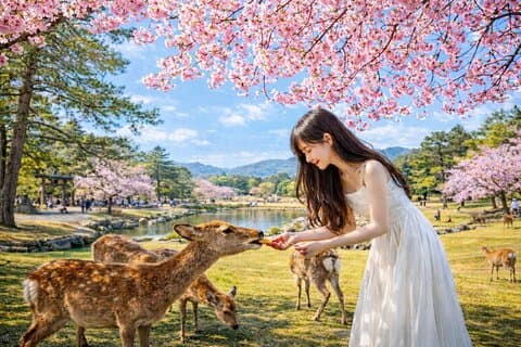 Départ d'Osaka et Kyoto : Circuit classique Nara Park&Fushimi Inari