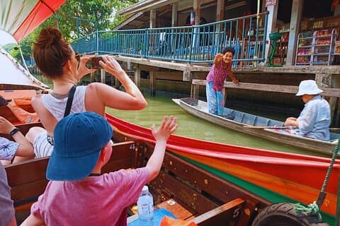 3 - heure JOIE Thonburi Canal + Jardin Poomjai + Talat Phlu