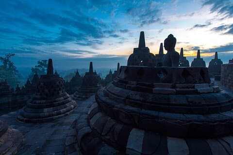 Tour privato di Borobudur, Merapi Jeep e Prambanan