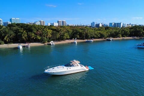 Miami Bådudlejning til dag eller solnedgang krydstogt med kaptajn