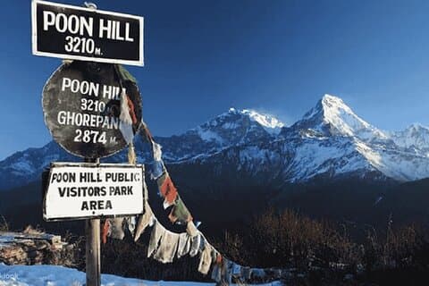 Pokhara : 4 - Dia Ghorepani, Poonhill & Ghandruk Mountain Trek