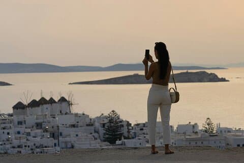 Mykonos Essential Tour för Cruisers Direct Port Pickup och retur