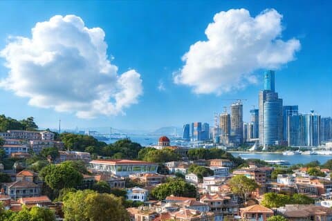Xiamen Privat tur: Hoteller i nærheden af Gulangyu Island & Tailored City
