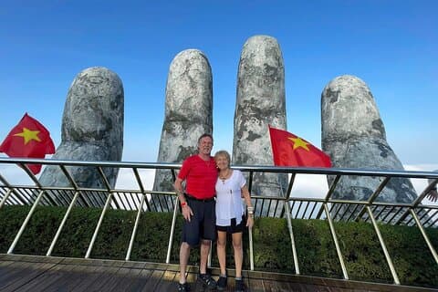 Golden Bridge & Ba Na Hills with Marble Mountains – Cable Car