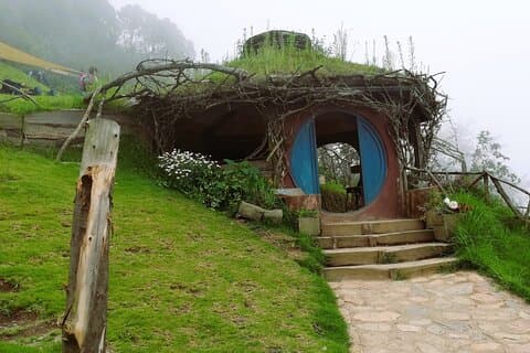 Visite privée à terre au départ d'Auckland : Hobbiton Movie Set Experience