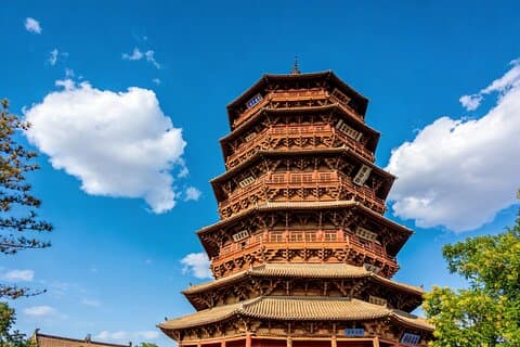 Excursión privada de un día a Datong a la Gran Muralla Yanmenguan y la pagoda de madera Yingxian
