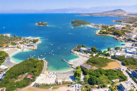 Saranda, Ksamil Beach och Gjirokastra - Från Tirana/Durres/Golem