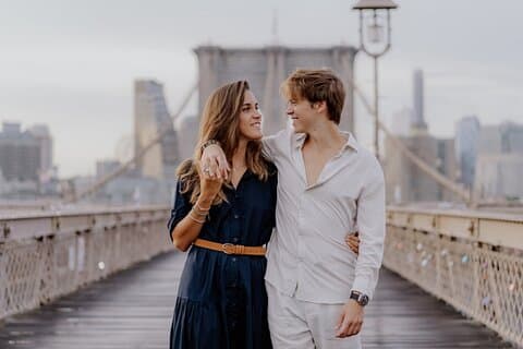Brooklyn Bridge und Dumbo Privates Fotoshooting