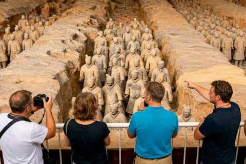 Xi'an eftermiddagsudflugt: Terrakotta Army & Muslim Street med middag
