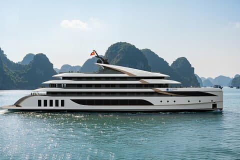 Expérience de croisière de luxe de nuit dans la baie d'Halong