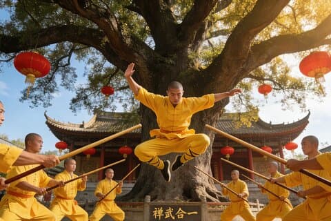 Viagem diurna privada de Xi'an ao templo de Shaolin e à Academia Songyang de trem bala