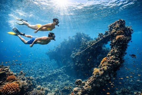 Oost-Bali Volledige dagtour snorkelen bij USAT Liberty en Taman Ujung