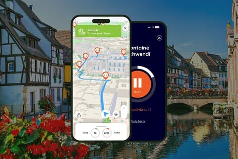 Colmar: Audioguidet byvandring (2 timer og 10 minutter) med 21 lydkommentarer