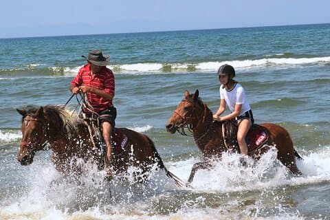 Kusadasi hästsafari med ritt längs Pamucak Beach