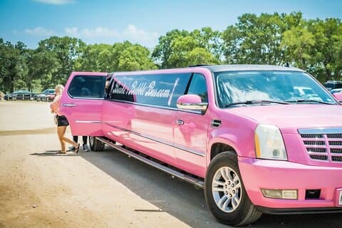Private Pink Escalade Limo Wine Tour in Fredericksburg