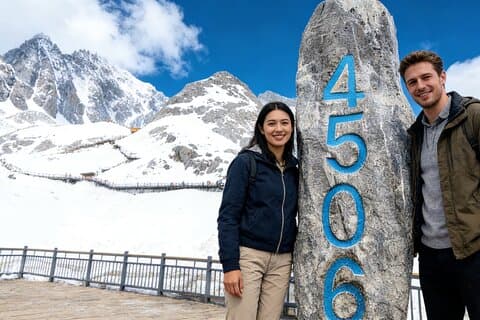 Lijiang Private Essentials Tour naar Jade Dragon Snow Mountain inclusief kabelbaan