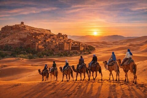 Luxury Private Overnight Agafay Desert, Pool, Dinner & Camp