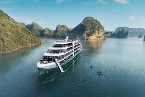 Lyra Grandeur Cruise : Luxus 2 - Tag 1 - Nachtreise in Lan Ha Bay