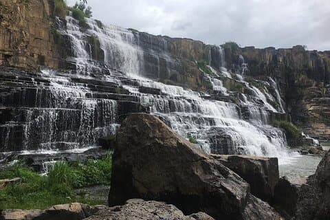 Majestic Dalat Waterfalls Tour Datanla Elephant and Pongour Falls