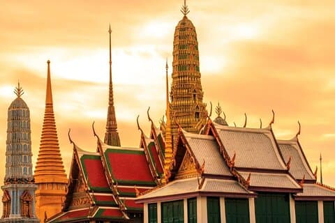 Bangkok stadsrundtur med guidade tempelbesök och delad transfer