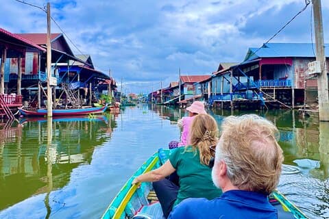 Kampong Phluk Wander- und Schwimmdorf mit Sonnenuntergangstour