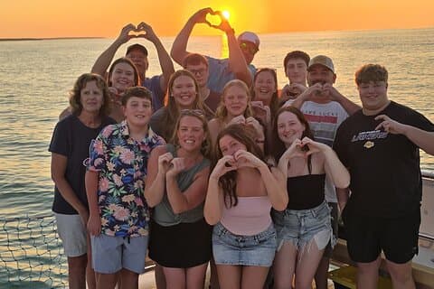 Islamorada Sunset Cruise med champagne toast og snacks