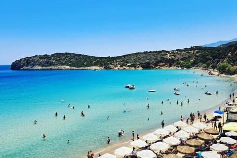 Excursão privada em Creta Oriental: Olive Oil, Villages & Voulisma Beach