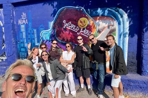 Artistic walk in Nice