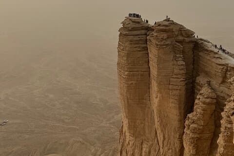 Riyadh Desert Adventure Edge of the World guidet 4x4 tur