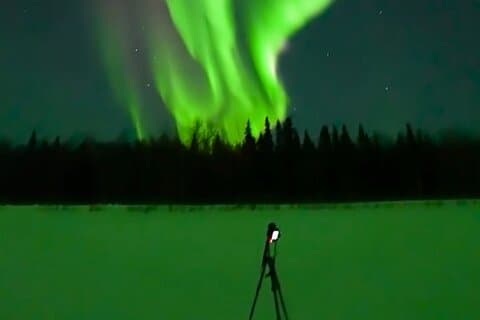 Alaska Vinter Norrsken Äventyr Hundspann och mer