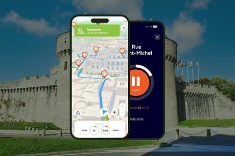 Guérande Audio guided walking tour 1h and 14 audio commentaries