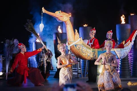 Sala Lakorn buffetdiner aan de rivier met Thaise show