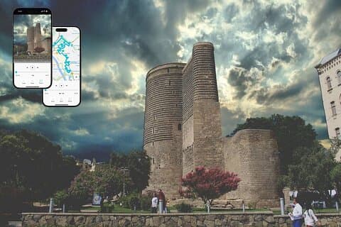 Selvguidet tur inn i den steinmurte byen Baku