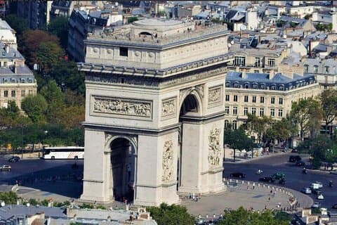 Arc de Triomphe Entrance Ticket with Terrace Access