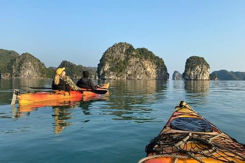 Kayaking in Lan Ha Bay Full Day Experience