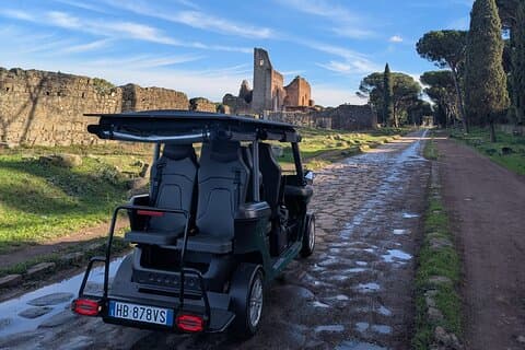 Roma: Appian Way & Catacombs Golf Cart Tour - Delt|Små grupper