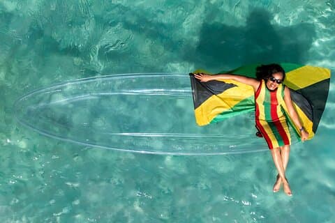 Clear Kayak Photoshoot in Ocho Rios