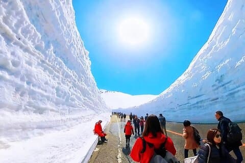 Desde Nagoya Tateyama Kurobe Snow Wall & Kamikochi Excursión de 2 días