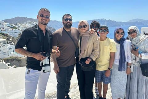 *{6 timmars lyxig delad ö Tour i Santorini}*