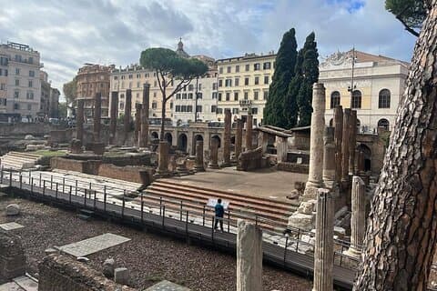 Rome Area Sacra Ancient Ruins Bilhete