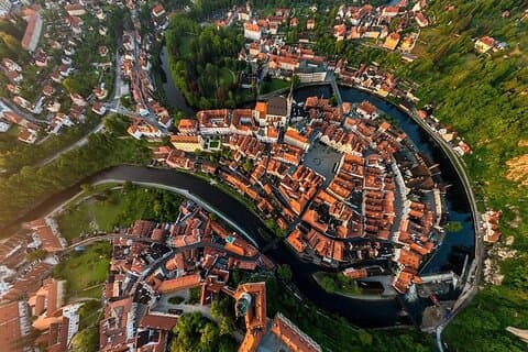 Salzburgo para Viena Transfer privado com parada em Cesky Krumlov