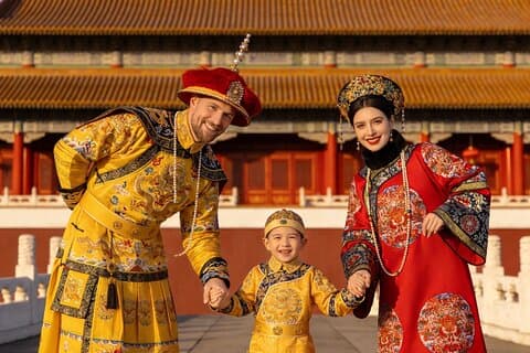 Beijing: Forbidden City Ancient Costume Tour + Sightseeing i Beijing