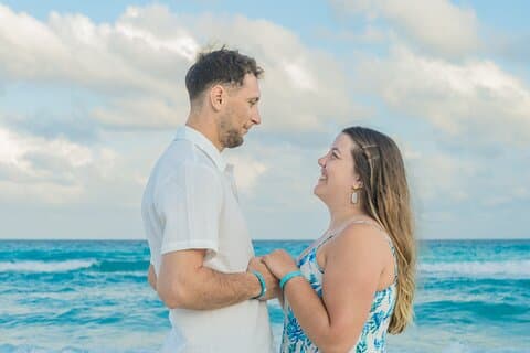 Privates Fotoshooting an den Stränden von Cancún mit Hotelabholung