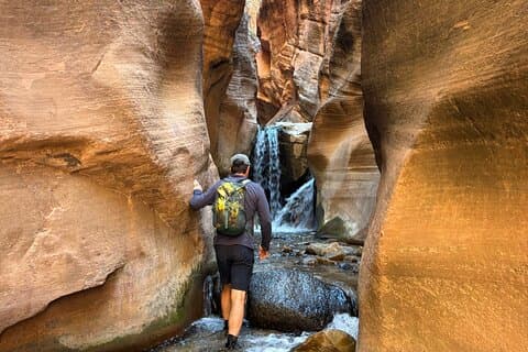 Randonnée guidée privée aux chutes Kanarra avec permis et équipement